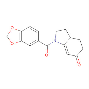 6H-Indol-6-one,1-(1,3-benzodioxol-5-ylcarbonyl)-1,2,3,3a,4,5-hexahydro-