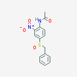 Acetamide, N-[2-nitro-4-[(phenylmethyl)sulfinyl]phenyl]-