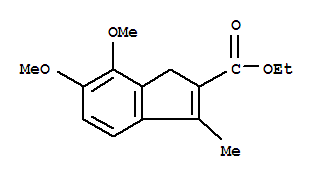 1H-Indene-2-carboxylicacid, 6,7-dimethoxy-3-methyl-, ethyl ester