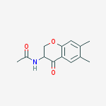 Acetamide, N-(3,4-dihydro-6,7-dimethyl-4-oxo-2H-1-benzopyran-3-yl)-