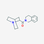 2-(1-azabicyclo[2.2.2]oct-2-ylcarbonyl)-1,2,3,4-tetrahydroisoquinoline