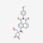 6-[[1,3-dihydroxy-2-(hydroxymethyl)propan-2-yl]amino]-2-(4-methoxyphenyl)benzo[de]isoquinoline-1,3-dione