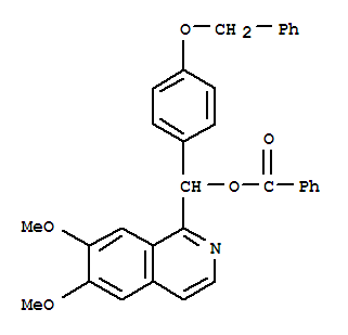 [4-(benzyloxy)phenyl](6,7-dimethoxyisoquinolin-1-yl)methyl benzoate