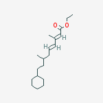 ethyl (2E,4E)-9-cyclohexyl-3,7-dimethylnona-2,4-dienoate