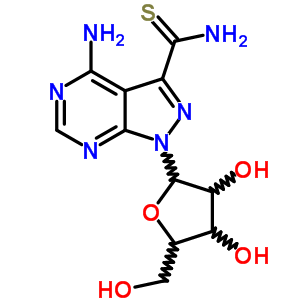 4-amino-1-[3,4-dihydroxy-5-(hydroxymethyl)oxolan-2-yl]pyrazolo[3,4-d]pyrimidine-3-carbothioamide