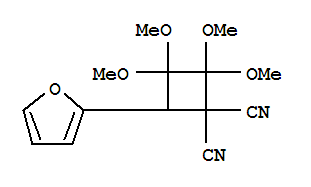 4-(furan-2-yl)-2,2,3,3-tetramethoxycyclobutane-1,1-dicarbonitrile