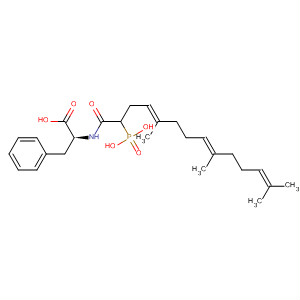 L-Phenylalanine,N-[(4E,8E)-5,9,13-trimethyl-1-oxo-2-phosphono-4,8,12-tetradecatrienyl]-