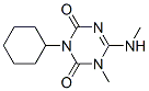 1,3,5-Triazine-2,4(1H,3H)-dione, 3-cyclohexyl-1-methyl-6-(methylamino)-