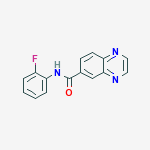 N-(2-FLUOROPHENYL)QUINOXALINE-6-CARBOXAMIDE