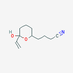 2H-Pyran-2-butanenitrile, 6-ethenyltetrahydro-6-hydroxy-