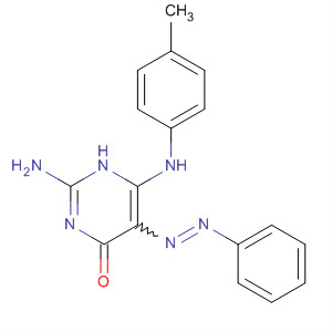 4(1H)-Pyrimidinone, 2-amino-6-[(4-methylphenyl)amino]-5-(phenylazo)-