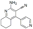 3-Quinolinecarbonitrile,2-amino-5,6,7,8-tetrahydro-4-(4-pyridinyl)-(9CI)