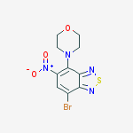 2,1,3-benzothiadiazole, 7-bromo-4-(4-morpholinyl)-5-nitro-
