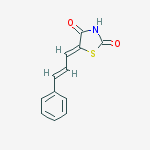 5-(3-phenylprop-2-en-1-ylidene)-1,3-thiazolidine-2,4-dione