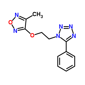 3-methyl-4-[2-(5-phenyltetrazol-1-yl)ethoxy]-1,2,5-oxadiazole