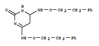 4,6-bis[(2-phenylethoxy)amino]-5,6-dihydropyrimidin-2(1H)-one