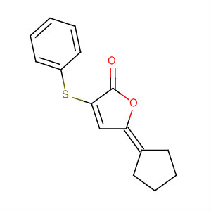 2(5H)-Furanone, 5-cyclopentylidene-3-(phenylthio)-