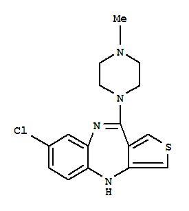 4H-thieno[3,4-b][1,5]benzodiazepine, 7-chloro-10-(4-methyl-1-piperazinyl)-