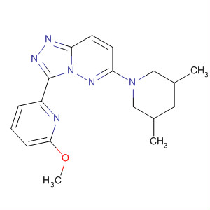 1,2,4-Triazolo[4,3-b]pyridazine,6-(3,5-dimethyl-1-piperidinyl)-3-(6-methoxy-2-pyridinyl)-