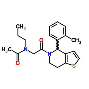 N-{2-[4-(2-methylphenyl)-6,7-dihydrothieno[3,2-c]pyridin-5(4H)-yl]-2-oxoethyl}-N-propylacetamide