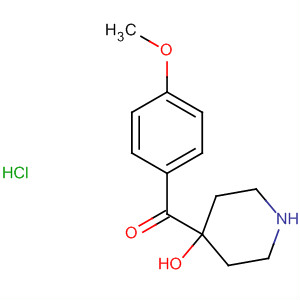 Methanone, (4-hydroxy-4-piperidinyl)(4-methoxyphenyl)-, hydrochloride