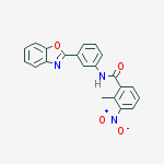 N-[3-(1,3-benzoxazol-2-yl)phenyl]-2-methyl-3-nitrobenzamide