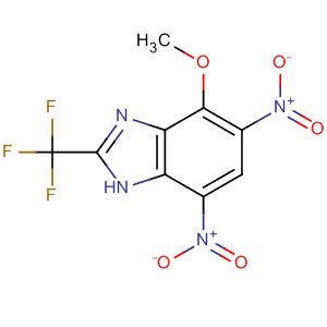 1H-Benzimidazole, 4-methoxy-5,7-dinitro-2-(trifluoromethyl)-