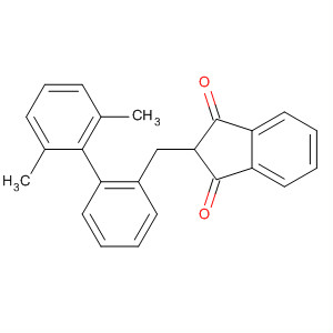 1H-Indene-1,3(2H)-dione, 2-[(2,6-dimethylphenyl)phenylmethyl]-