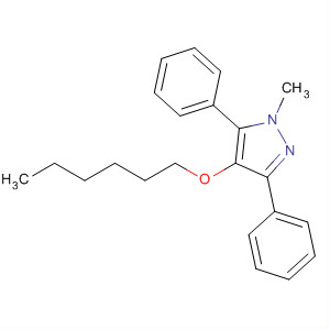 1H-Pyrazole, 4-(hexyloxy)-1-methyl-3,5-diphenyl-