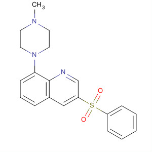 Quinoline, 8-(4-methyl-1-piperazinyl)-3-(phenylsulfonyl)-