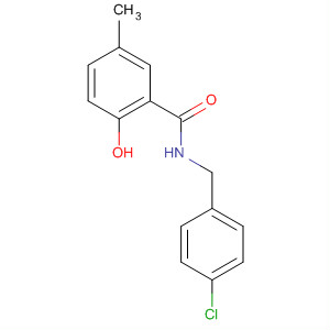 Benzamide, N-[(4-chlorophenyl)methyl]-2-hydroxy-5-methyl-