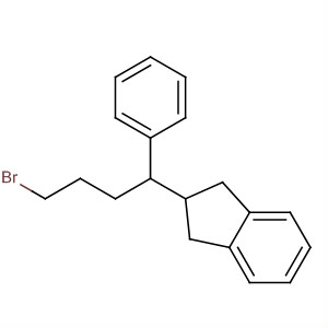 1H-Indene, 2-(4-bromo-1-phenylbutyl)-2,3-dihydro-