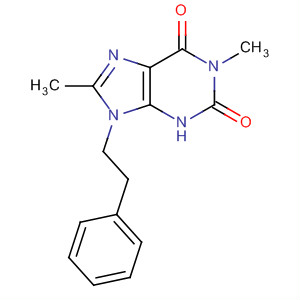 1H-Purine-2,6-dione, 3,9-dihydro-1,8-dimethyl-9-(2-phenylethyl)-