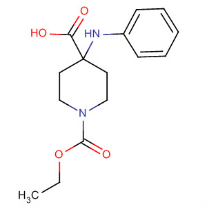 1,4-Piperidinedicarboxylic acid, 4-(phenylamino)-, 1-ethyl ester