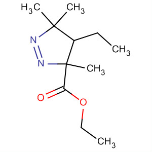 3H-Pyrazole-3-carboxylic acid, 4-ethyl-4,5-dihydro-3,5,5-trimethyl-, ethylester, trans-