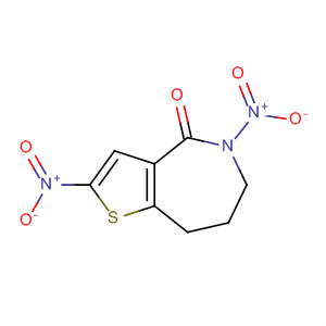 4H-Thieno[3,2-c]azepin-4-one, 5,6,7,8-tetrahydro-2,5-dinitro-