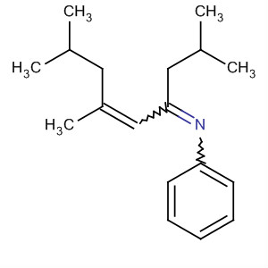 Benzenamine, N-[3,5-dimethyl-1-(2-methylpropyl)-2-hexenylidene]-