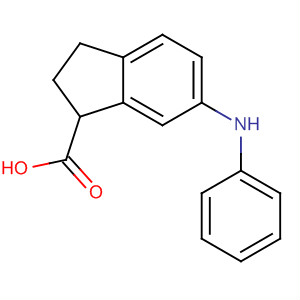1H-Indene-1-carboxylic acid, 2,3-dihydro-6-(phenylamino)-