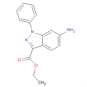 1H-Indazole-3-carboxylic acid, 6-amino-1-phenyl-, ethyl ester