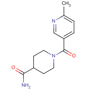 4-Piperidinecarboxamide, 1-[(6-methyl-3-pyridinyl)carbonyl]-