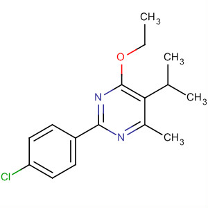 Pyrimidine, 2-(4-chlorophenyl)-4-ethoxy-6-methyl-5-(1-methylethyl)-