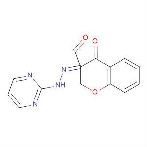 4H-1-Benzopyran-3-carboxaldehyde, 4-oxo-,3-(2-pyrimidinylhydrazone)