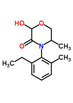 3-morpholinone, 4-(2-ethyl-6-methylphenyl)-2-hydroxy-5-methyl-