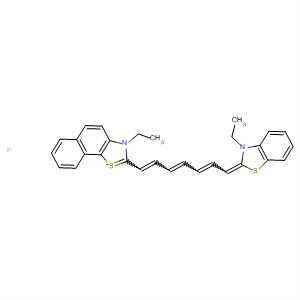 Naphtho[2,1-d]thiazolium,3-ethyl-2-[7-(3-ethyl-2(3H)-benzothiazolylidene)-1,3,5-heptatrienyl]-,iodide