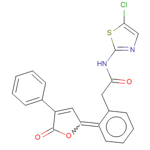 Benzeneacetamide,N-(5-chloro-2-thiazolyl)-a-(5-oxo-4-phenyl-2(5H)-furanylidene)-