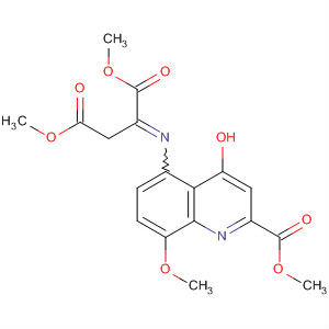Butanedioic acid,[[4-hydroxy-8-methoxy-2-(methoxycarbonyl)-5-quinolinyl]imino]-,dimethyl ester