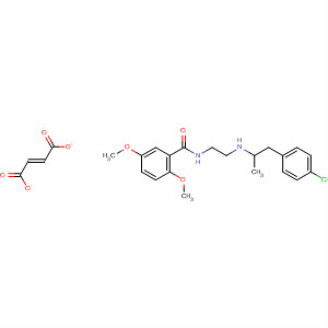 Benzamide,N-[2-[[(4-chlorophenyl)methyl]ethylamino]ethyl]-2,5-dimethoxy-,(2E)-2-butenedioate (1:1)