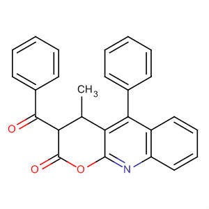 2H-Pyrano[2,3-b]quinolin-2-one,3-benzoyl-3,4-dihydro-4-methyl-5-phenyl-