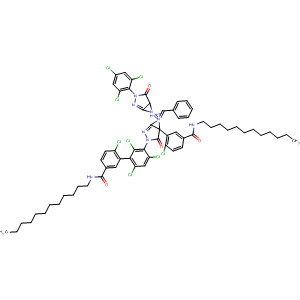 Benzamide,3,3'-[(phenylmethylene)bis[[4,5-dihydro-5-oxo-1-(2,4,6-trichlorophenyl)-1H-pyrazole-4,3-diyl]imino]]bis[4-chloro-N-dodecyl-