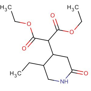 Propanedioic acid, (5-ethyl-2-oxo-4-piperidinyl)-, diethyl ester, trans-